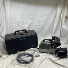 Sony Vintage Trinicon HVC-2400 Color Video Camera W/Sony HVF-2000A Viewfinder