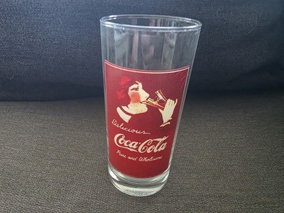 Vintage Coca-Cola Sammlerglas   Retro Motiv  Pure and Wholesome 