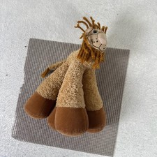 Bestever Lion Plush Toy Kids Small Tan Brown Good Long Legs Yarn Mane