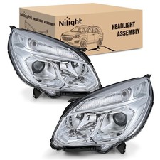 Nilight Headlight Assembly Compatible with 2016 2017 Chevy Equinox OE Style P...