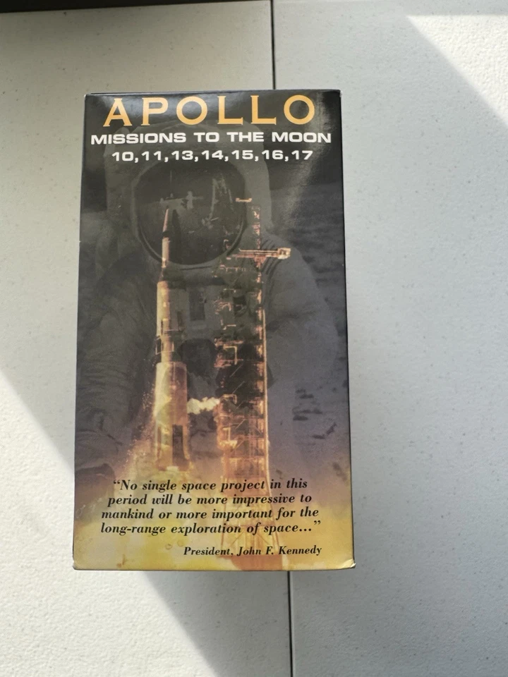 Apollo: Missions to the Moon VHS Box Set 1995 Dastar Apollo 10 11 13 14 15 16 17 - Image 2 of 4