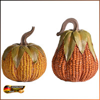 KüNstlicher KüRbis 2Er Set FüR Herbstdeko Halloweendeko 10-12Cm Dekoartikel