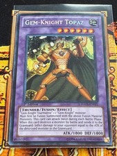 Mint/Near Mint Secret Rare Gem-Knight Topaz HA05-EN021 1st Edition