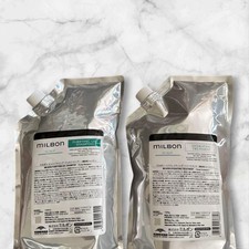 Milbon Scalp Purifying Gel Shampoo 1000ml  Hydrating Treatment 1000g Set
