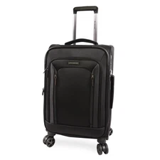 Brookstone Elswood 21" Softside Carry-On Spinner Suitcase Luggage 