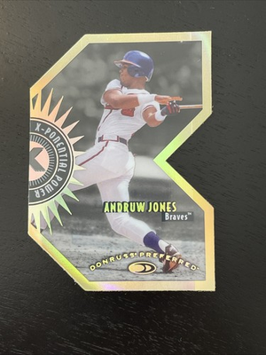 #ad #ad 1997 Donruss Preferred X Ponential Power 3000 Andruw Jones #8b $5.99