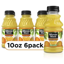 Minute Maid Orange Fruit Juice Drink, 10 fl oz, 6 Bottles
