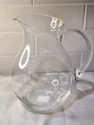 Marquis by Waterford Crystal Vintage Water Pitcher Jug Round 9" Signed Ireland