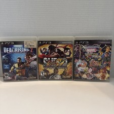 PS3 Bundle: Super Street Fighter 4, Ultimate Marvel Capcom, Dead Rising 2