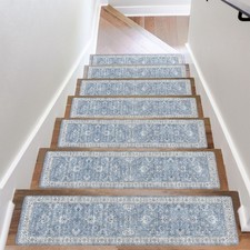 OJIA NonSlip Stair Treads 30"x8" Washable Carpet Stair Treads with Slip Resi...