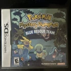 Pokémon Mystery Dungeon Blue Rescue Team Nintendo DS 2006 RPG w/ Manual Case