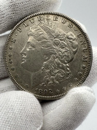1892-O MORGAN SILVER DOLLAR XF+ BETTER DATE .