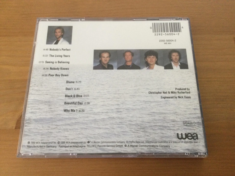 MIKE + THE MECHANICS "Living Years" - 1988 WEA CD w/ 10 Trks. - MIKE RUTHERFORD - Bild 2 von 4