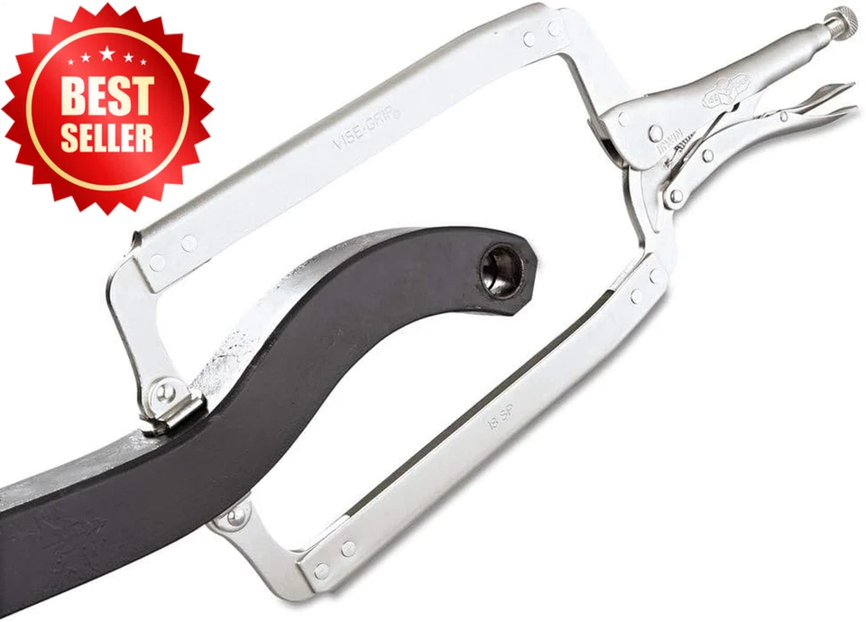 Vise-Grip 18" Locking C-Clamp with Swivel Pads Original IRWIN Grip Tool 22 - Image 2 of 3