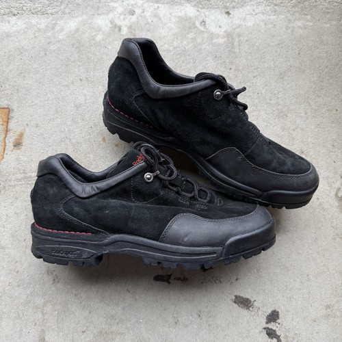 Rockport XCS Hydro-Shield Waterproof Black Leather Oxford Hiking Shoes Wmns 9
