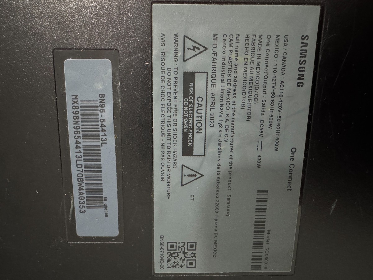 Samsung One Connect Box BN96-54413L (SOC8003B) | eBay