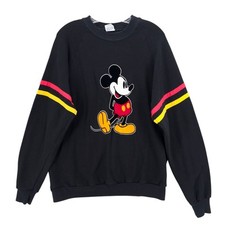 Vintage 80s Disney Mickey Mouse Crewneck Sweatshirt MADE IN USA One Size