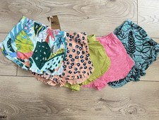 Baby Girls NEXT 1.5 Years 18-24 Months Summer Shorts Bundle Bright Tropical BNWT