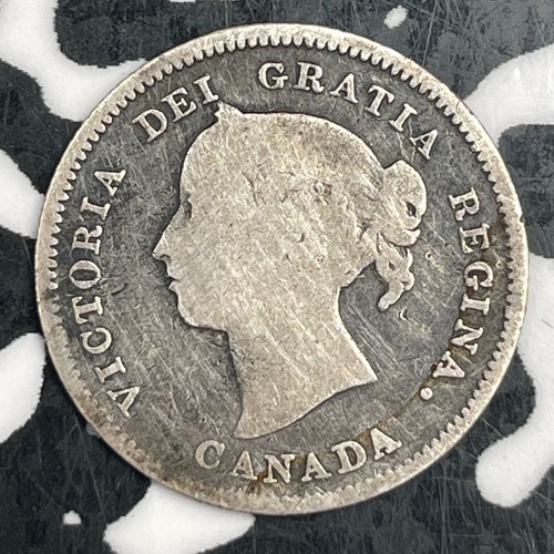 1886 Canada 5 Cents Lot#F5275 Silver!