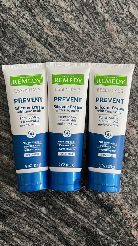 Medline Remedy Essentials Prevent Silicone Cream w/Zinc Oxide