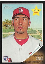 FERNANDO SALAS 2011 TOPPS HERITAGE BLACK C81