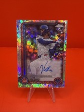 2025 Topps Chrome Logofractor- Rookie Autographs Kevin Alcantara #RA-KA (AU, RC)