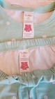 2 pc lot Mini Boden Pajama Set mint & white polka dots warm cozy! sz 14Y 164 b3 — photo 2