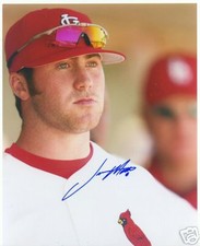 JASON MOTTE ST. LOUIS CARDINALS SIGNED 8X10 PHOTO W/COA