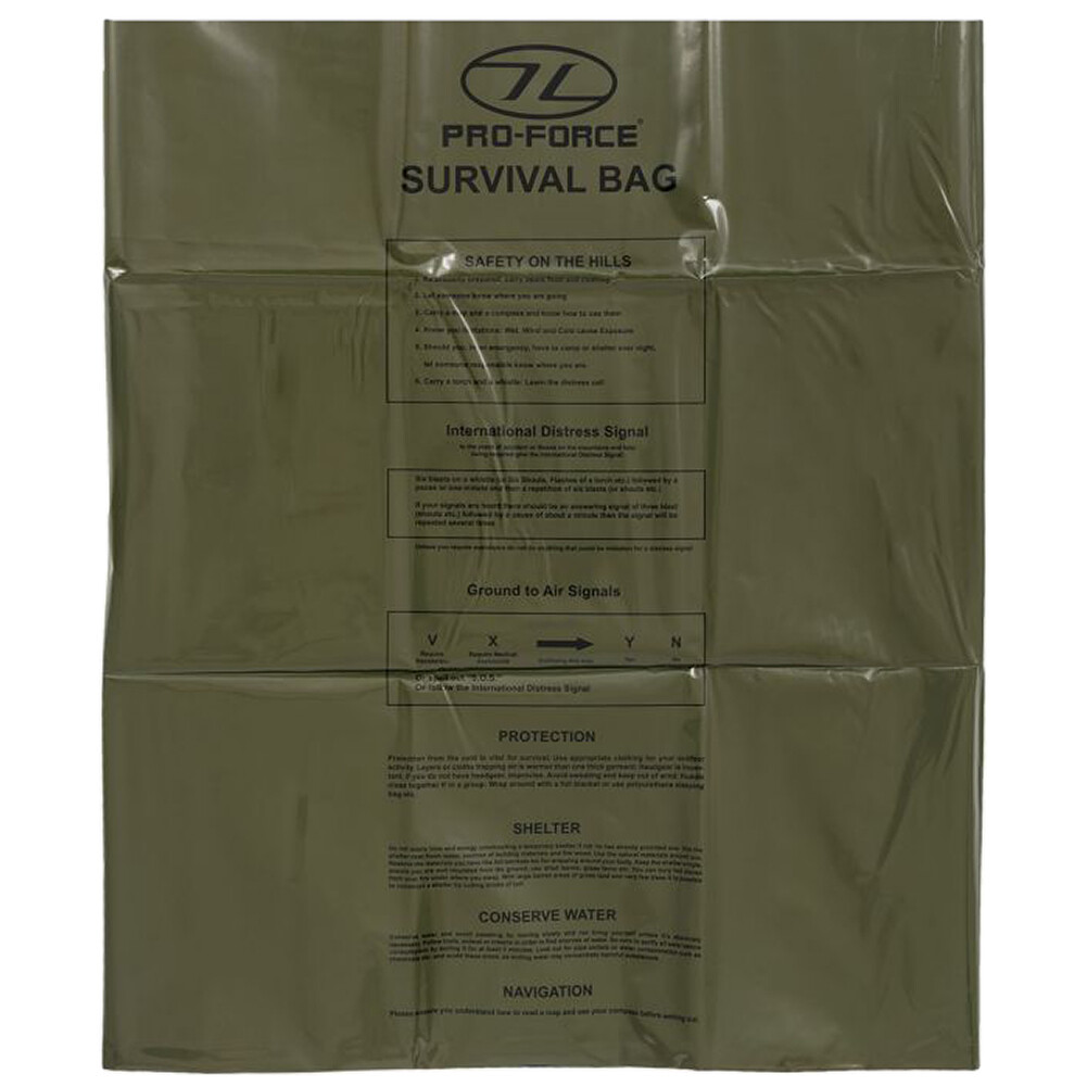 Grande Sopravvivenza Militare Bivi Bag Shelter 180X90Cm Oliva Di Emergenza Dell'