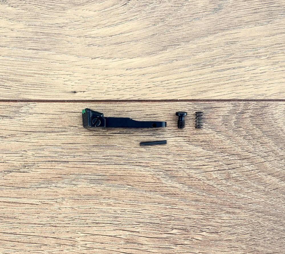 NEW Heritage Rough Rider Adjustable Green Rear Fiber Optic Sight ...