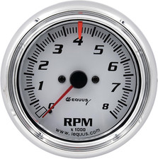 5078 3-3/8" Tachometer, White