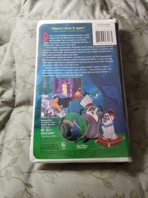 Pocahontas (VHS, 1996) Walt Disney Masterpiece 786936574135| eBay