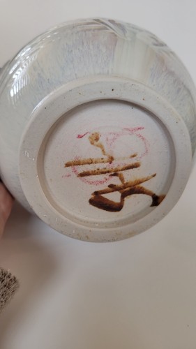 Gorgeous RARE Peggy Steffes Montana Studio Pottery "Iris" Teapot - Picture 5 of 6