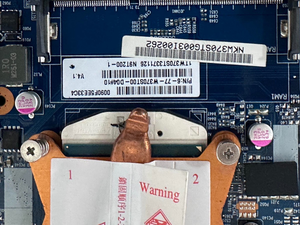 Original CLEVO Laptop Motherboar With i7-4700MQ CPU + Original CLEVO Laptop Motherboar With i7-4700MQ CPU +