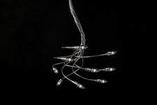 Lampada Turciù 9 Soffitto Catellani & Smith '80 '90 artigianale matricola 1579