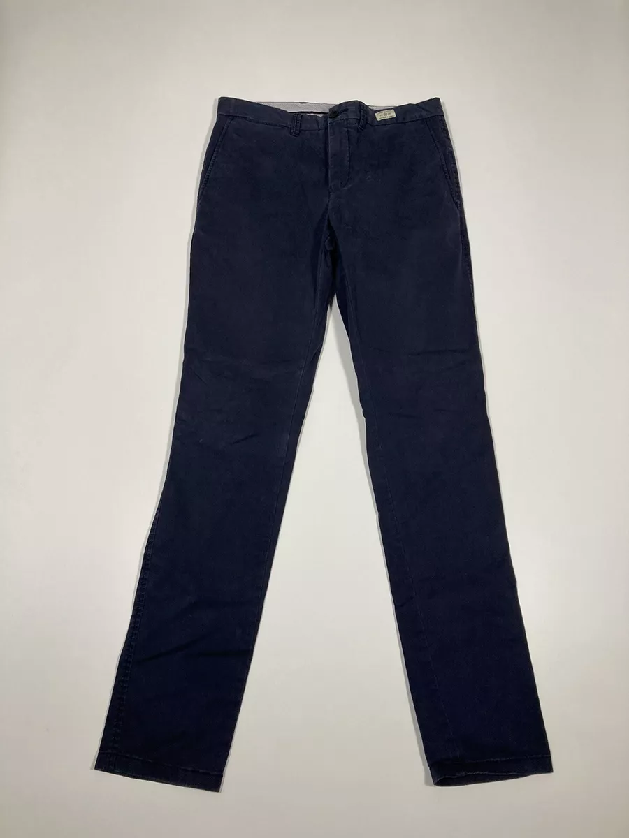 TOMMY HILFIGER HUDSON CHINO Trousers W32 L34 Navy Great
