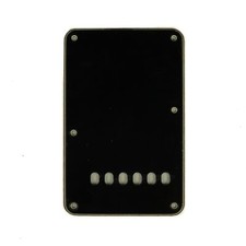 MannMade USA Fender  Stratocaster  Tremolo Backplate - Black/White/Black