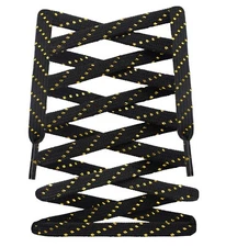 LitLaces - Two Tone Metallic Flat Shoelaces for Sneakers and Casual Shoes