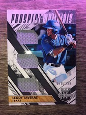 LEODY TAVERAS 2019 Panini Elite Extra Editon PROSPECT MATERIALS #370/399