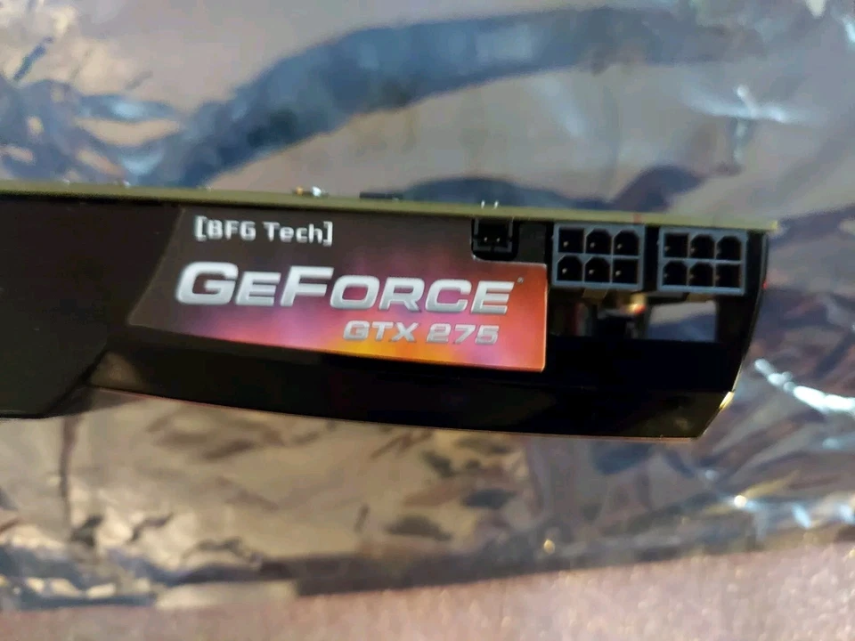 RARE Tested GOOD BFG NVIDIA GeForce GTX 275 PCIe 896MB Graphics Video Card GPU - Image 3 of 4