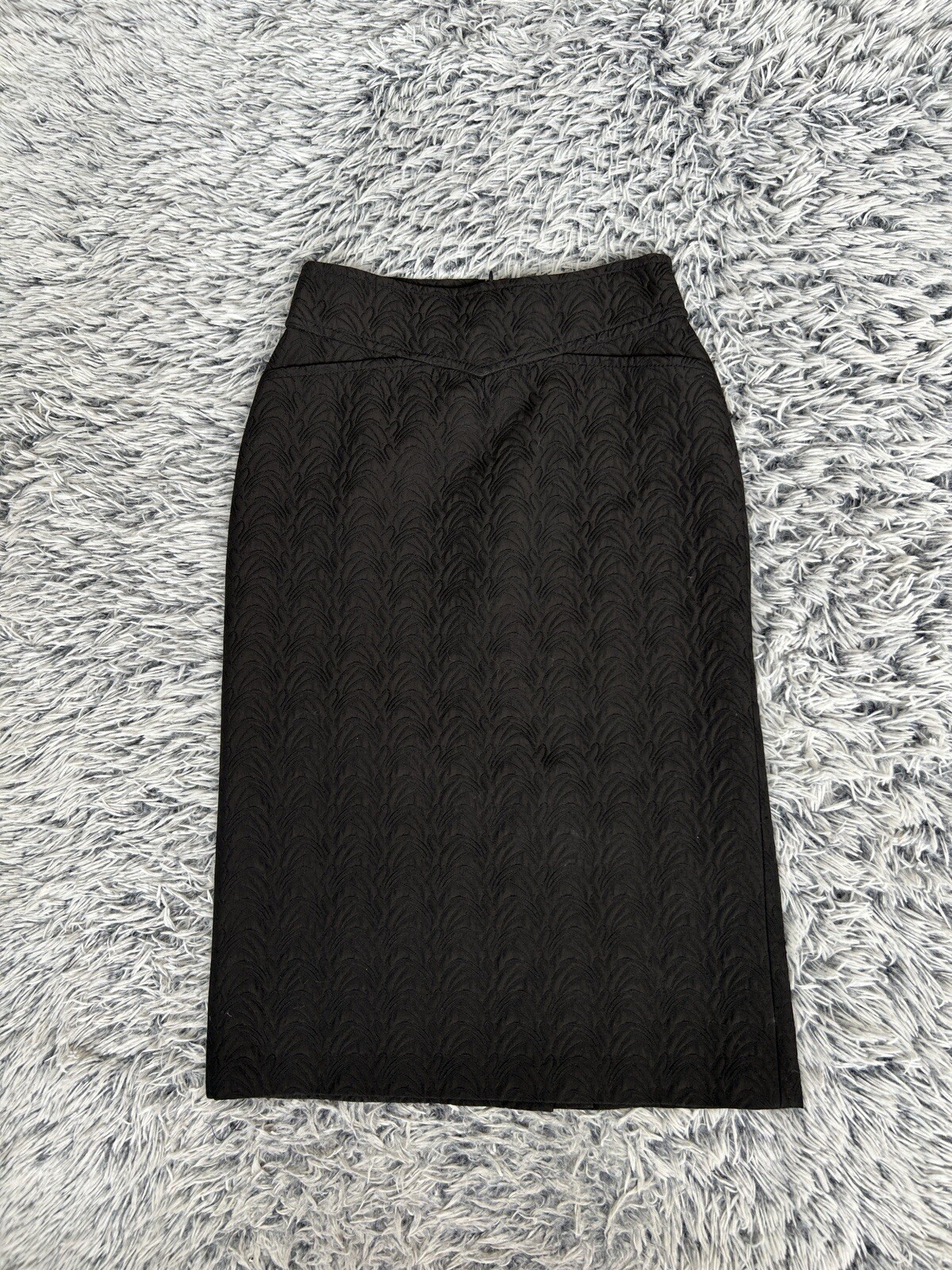 Dries Van Noten Skirt Womens Size 40 Black Stitched Zip Pencil