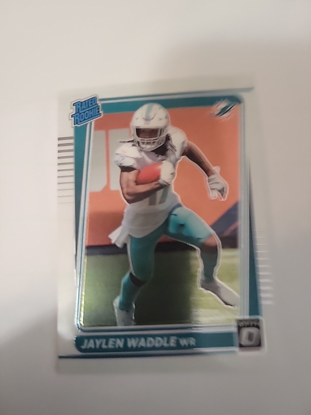 2021 Panini Donruss Optic Jaylen Waddle Rated Rookie #208 Base RC Miami Dolphins