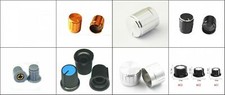 Manopole in alluminio e plastica per potenziometri stereo lineari (mono) interruttore encoder