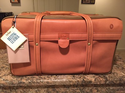 New Hartmann Shoulder Belting Leather Duffel 747 Travel Bag