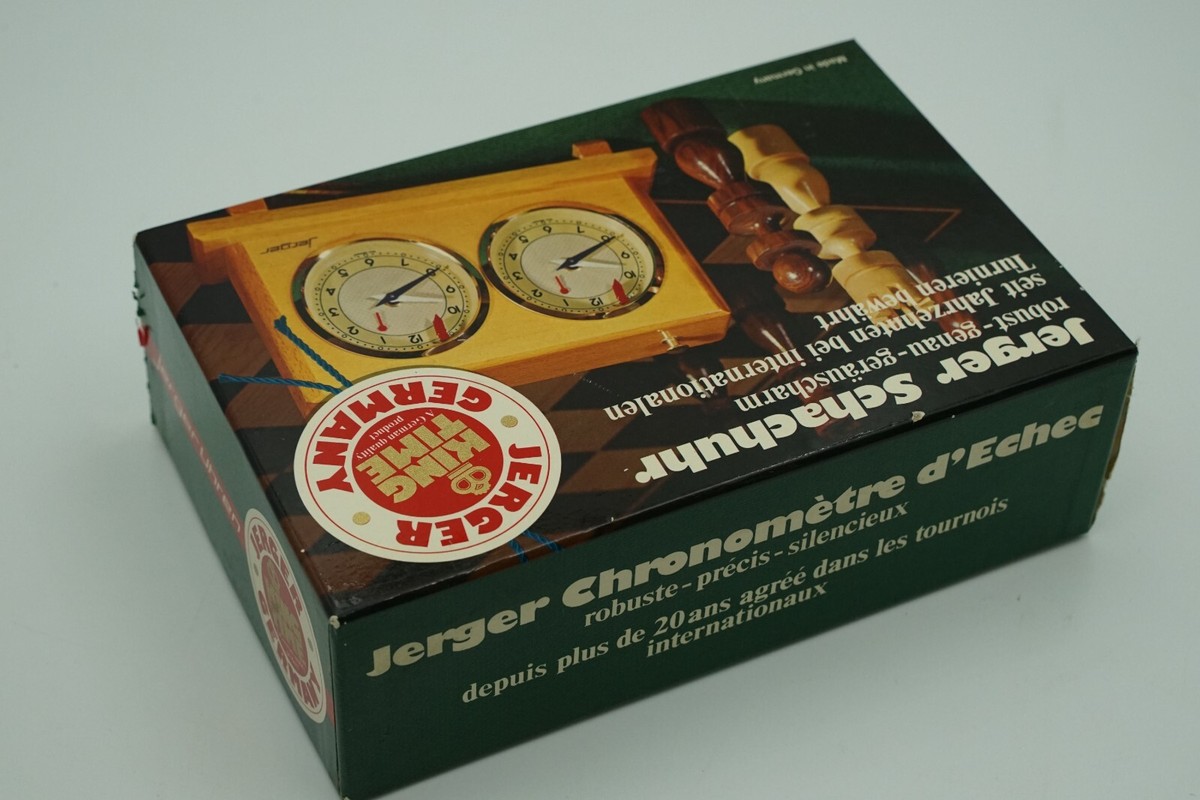 Jerger Schachuhr Chess Clock, excellent condition, with