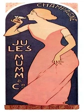 Decor Poster. French Champagne Ad.Home Interior home design Graphic Art.1522