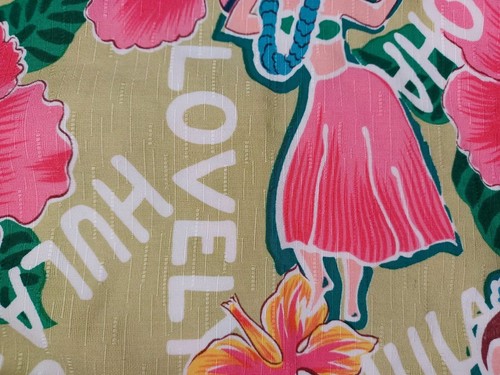 Hearts Of Palm Hawaiian Hula Shirt Women's Size 10 - Picture 7 of 11