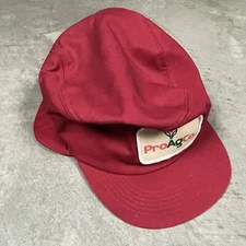 Vintage K-Brand Hat Farmer Trucker Fur Lined Ear Flaps Seed ProAg Medium Large