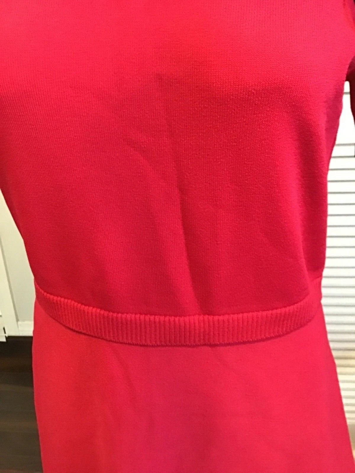 Abito corto Valentino rosso svasato rosso nuovo con etichette taglia M