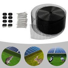 Solar Panel Bird Proof Guard Squirrel Pigeon Protection Wire Guard Kit 6in 100ft
